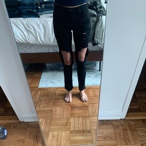 Carmar ripped black jeans from LF